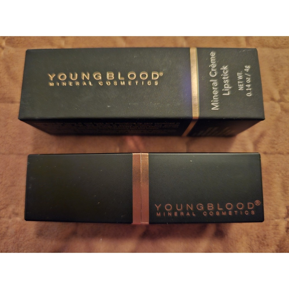 NIB Youngblood Mineral Cosmetics Mineral Creme Lipstick "Naked", .14 oz.